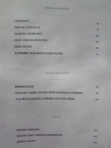 dior cafe miami menu price pdf|dior restaurant menu.